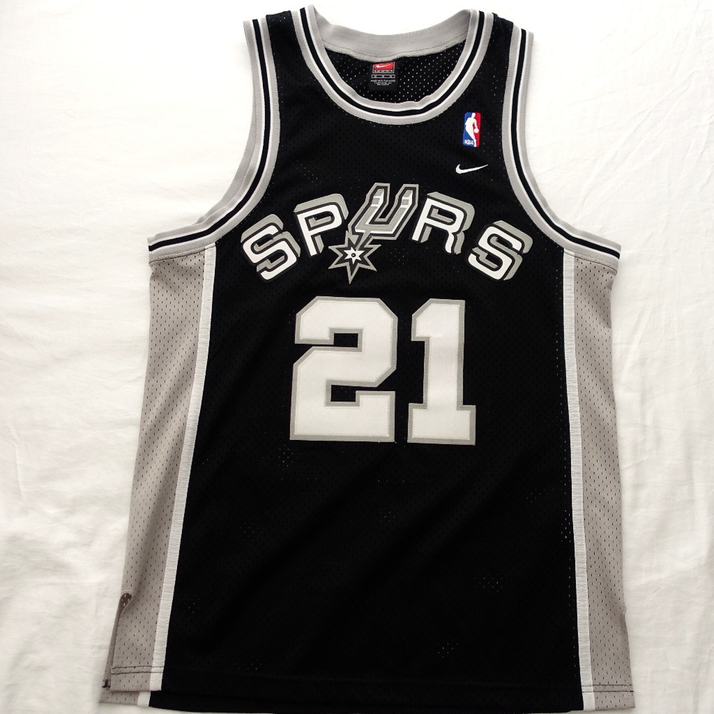 Nike NBA San Antonio Spurs Jersey Tim Duncan Med